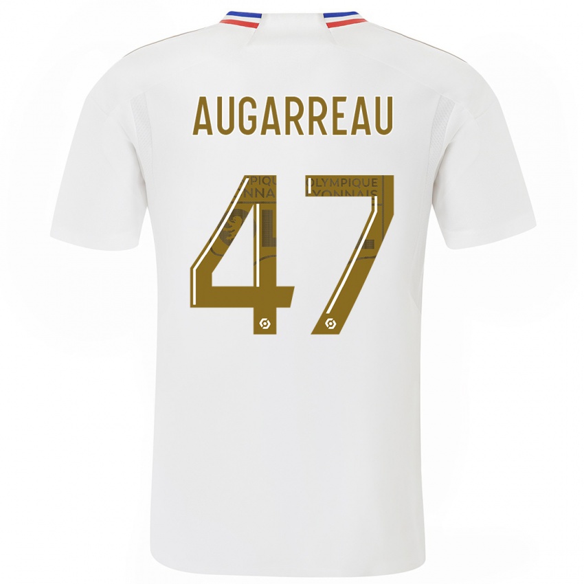 Herren Sofiane Augarreau #47 Weiß Heimtrikot Trikot 2023/24 T-Shirt Belgien