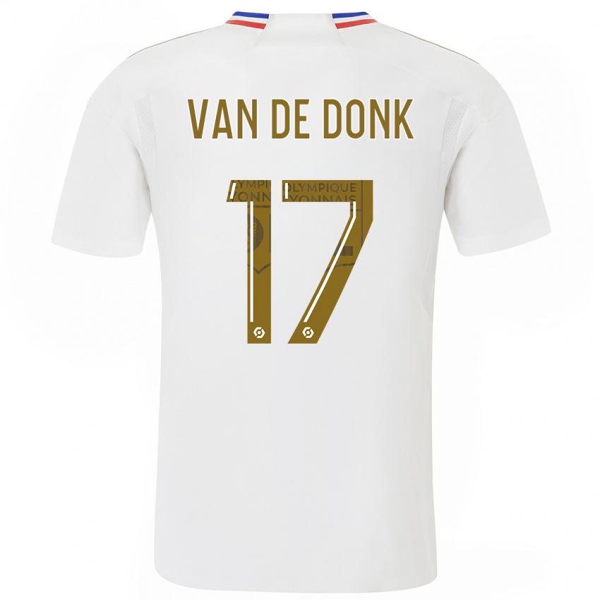 Herren Danielle Van De Donk #17 Weiß Heimtrikot Trikot 2023/24 T-Shirt Belgien