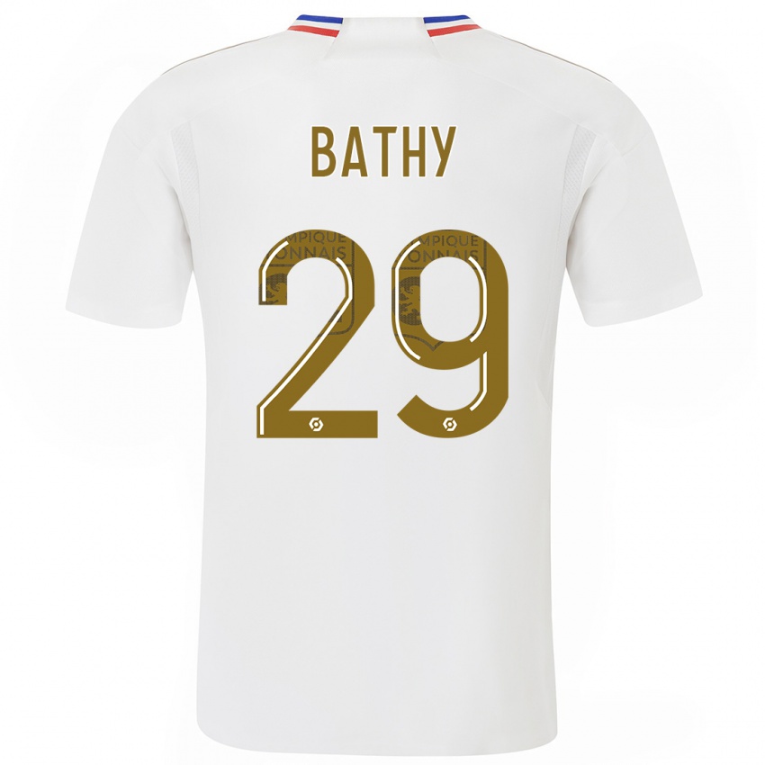 Herren Griedge Mbock Bathy #29 Weiß Heimtrikot Trikot 2023/24 T-Shirt Belgien