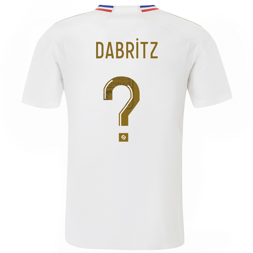 Herren Sara Dabritz #0 Weiß Heimtrikot Trikot 2023/24 T-Shirt Belgien