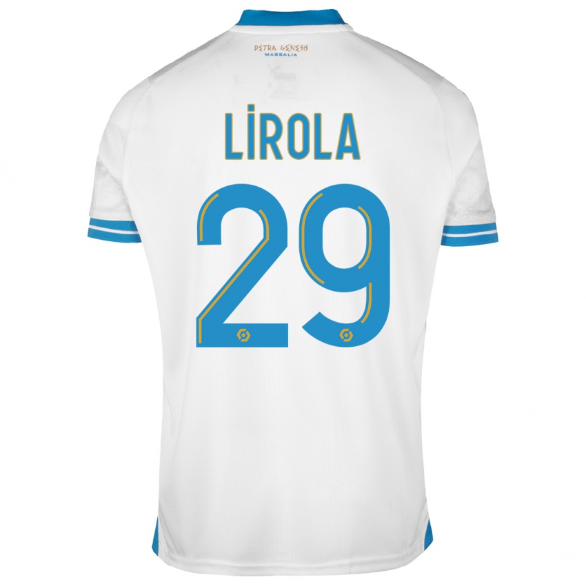 Herren Pol Lirola #29 Weiß Heimtrikot Trikot 2023/24 T-Shirt Belgien