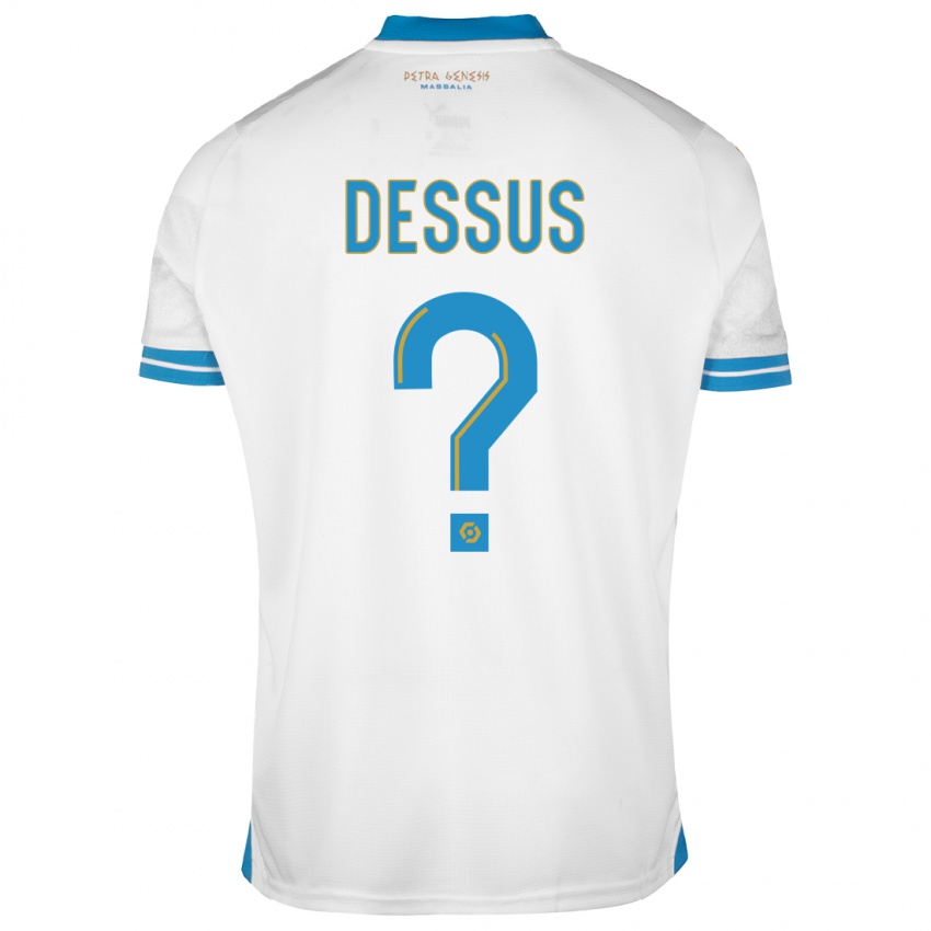 Herren Bastien Dessus #0 Weiß Heimtrikot Trikot 2023/24 T-Shirt Belgien