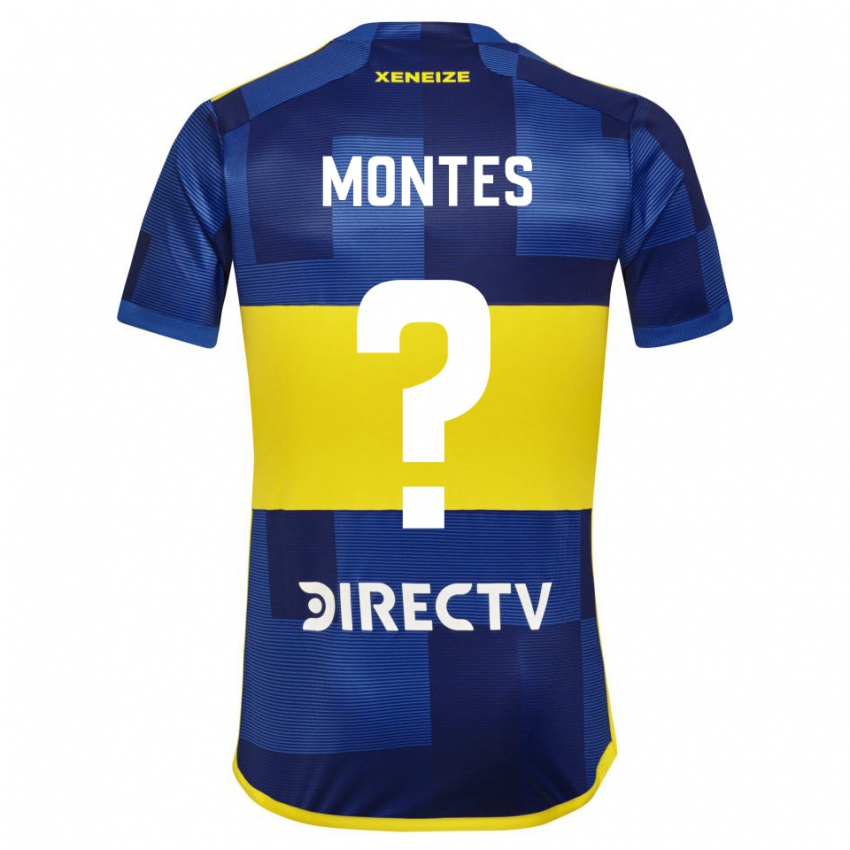 Herren Rodrigo Montes #0 Dunkelblau Gelb Heimtrikot Trikot 2023/24 T-Shirt Belgien