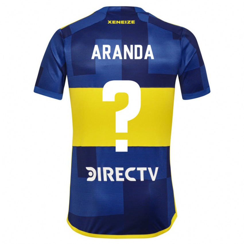 Heren Gabriel Aranda #0 Donkerblauw Geel Thuisshirt Thuistenue 2023/24 T-Shirt België