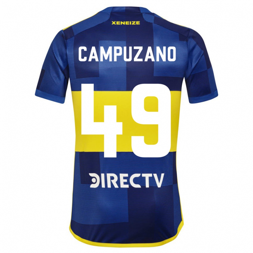 Heren Jorman Campuzano #49 Donkerblauw Geel Thuisshirt Thuistenue 2023/24 T-Shirt België
