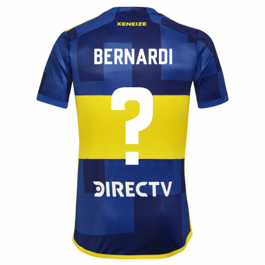 Herren Balthazar Bernardi #0 Dunkelblau Gelb Heimtrikot Trikot 2023/24 T-Shirt Belgien