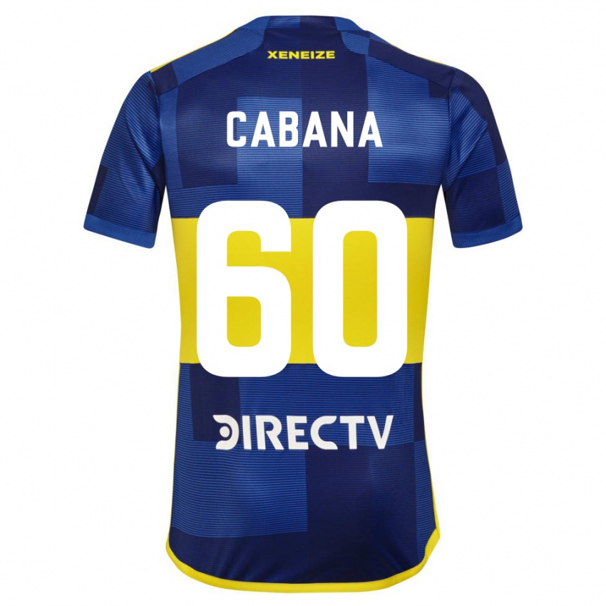 Herren Juan Pablo Cabana #60 Dunkelblau Gelb Heimtrikot Trikot 2023/24 T-Shirt Belgien
