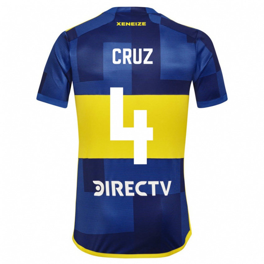 Herren Julieta Cruz #4 Dunkelblau Gelb Heimtrikot Trikot 2023/24 T-Shirt Belgien