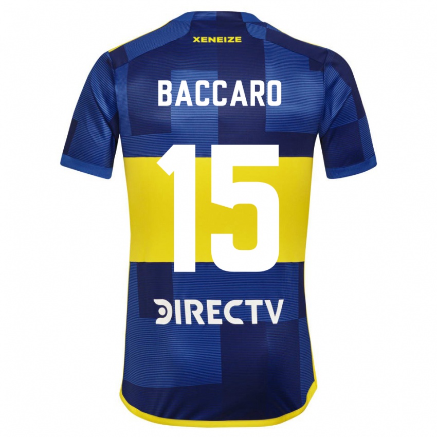 Herren Camila Baccaro #15 Dunkelblau Gelb Heimtrikot Trikot 2023/24 T-Shirt Belgien