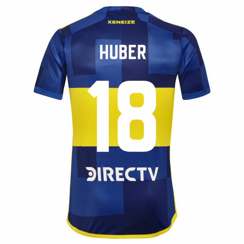 Heren Clarisa Huber #18 Donkerblauw Geel Thuisshirt Thuistenue 2023/24 T-Shirt België