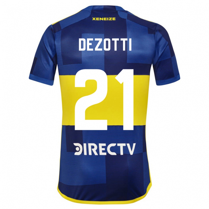 Herren Martina Dezotti #21 Dunkelblau Gelb Heimtrikot Trikot 2023/24 T-Shirt Belgien