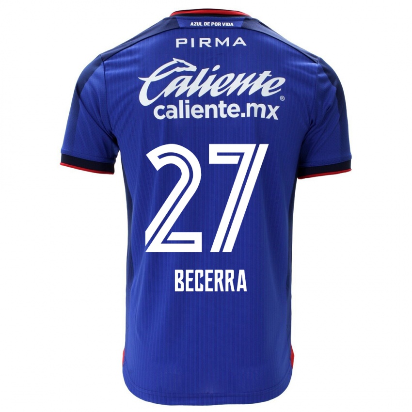 Heren Ana Becerra #27 Blauw Thuisshirt Thuistenue 2023/24 T-Shirt België