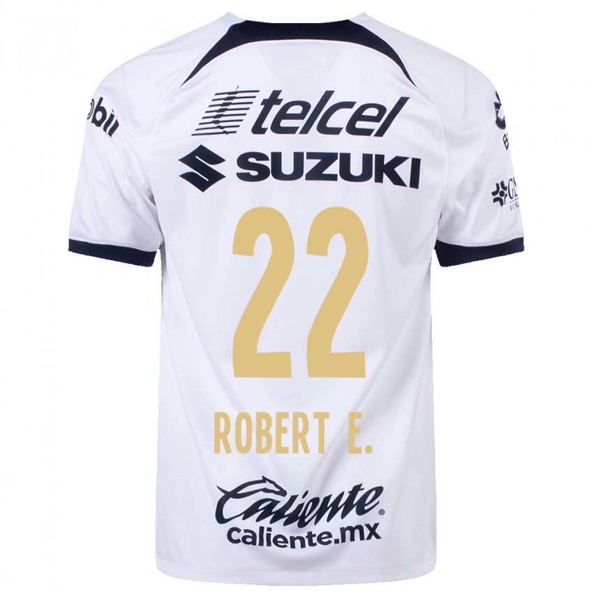 Herren Robert Ergas #22 Weiß Heimtrikot Trikot 2023/24 T-Shirt Belgien