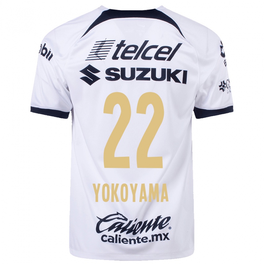Heren Akemi Yokoyama #22 Wit Thuisshirt Thuistenue 2023/24 T-Shirt België