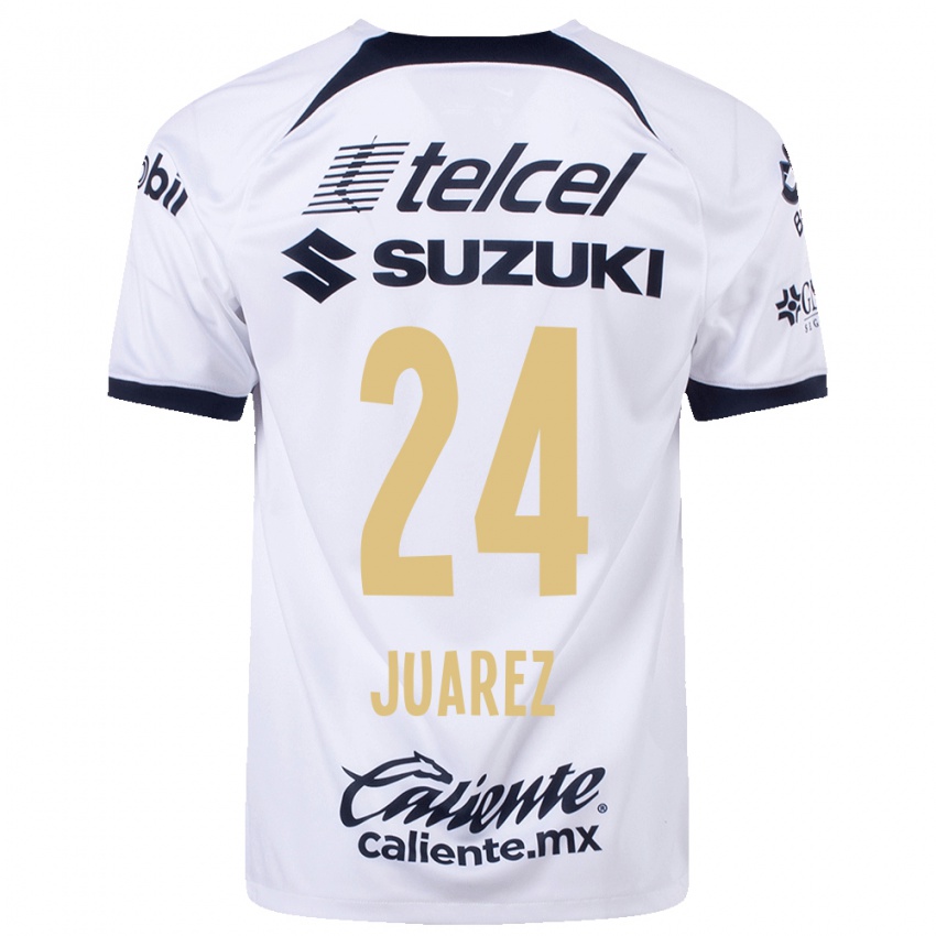 Herren Gabriela Juarez #24 Weiß Heimtrikot Trikot 2023/24 T-Shirt Belgien
