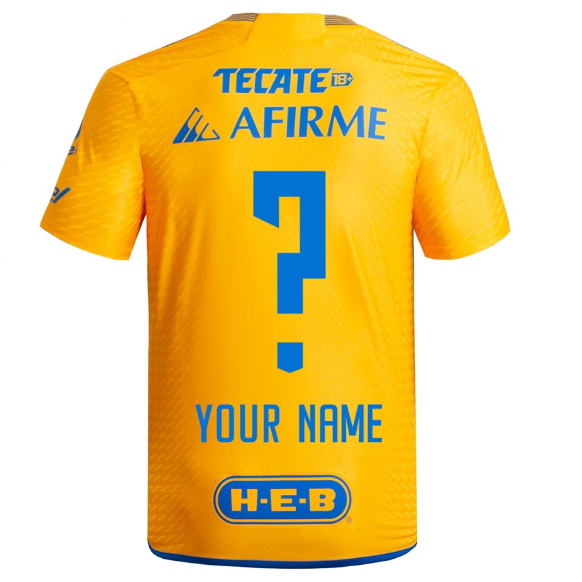 Herren Ihren Namen #0 Gelb Heimtrikot Trikot 2023/24 T-Shirt Belgien