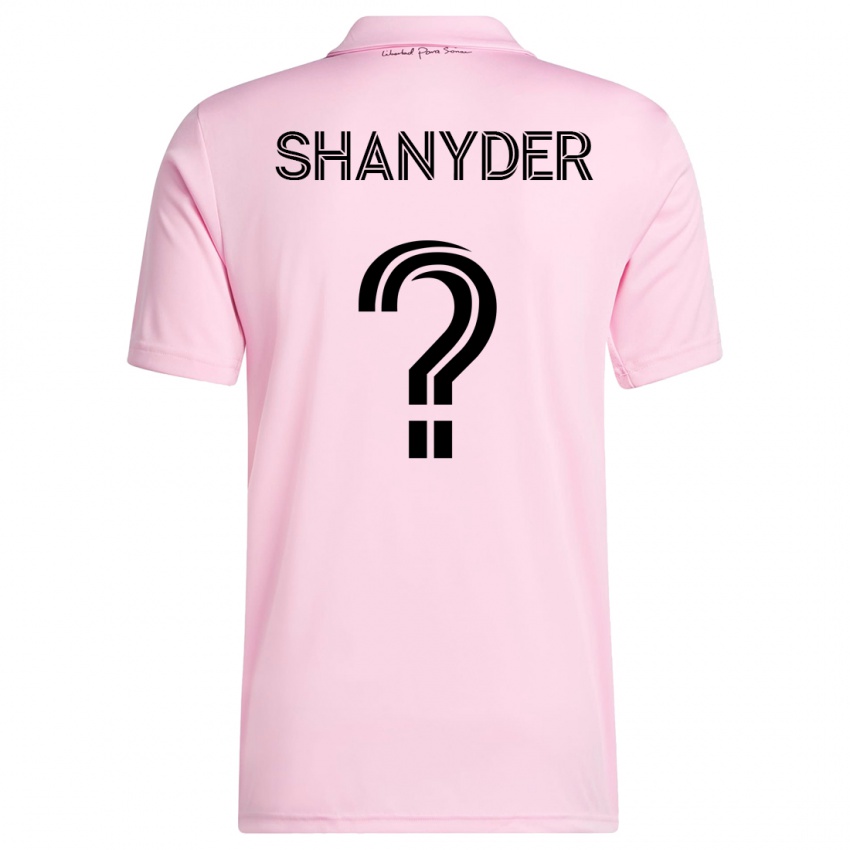 Herren Shanyder Borgelin #0 Rosa Heimtrikot Trikot 2023/24 T-Shirt Belgien