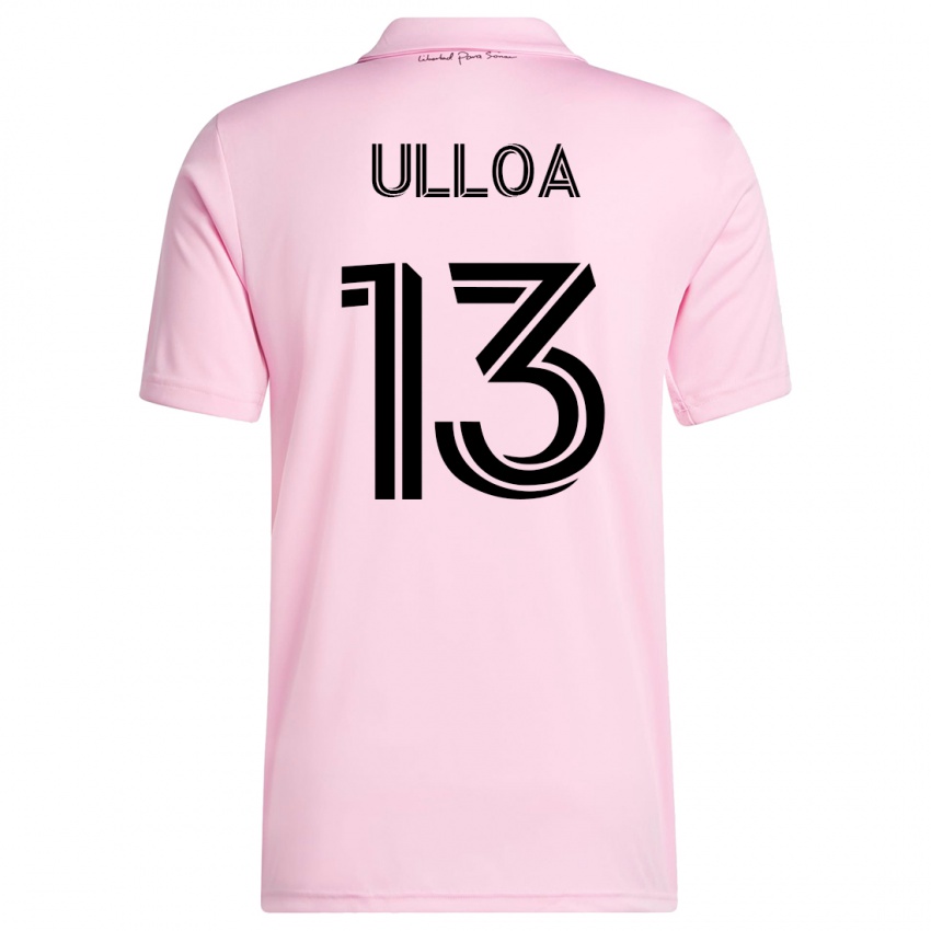 Herren Víctor Ulloa #13 Rosa Heimtrikot Trikot 2023/24 T-Shirt Belgien