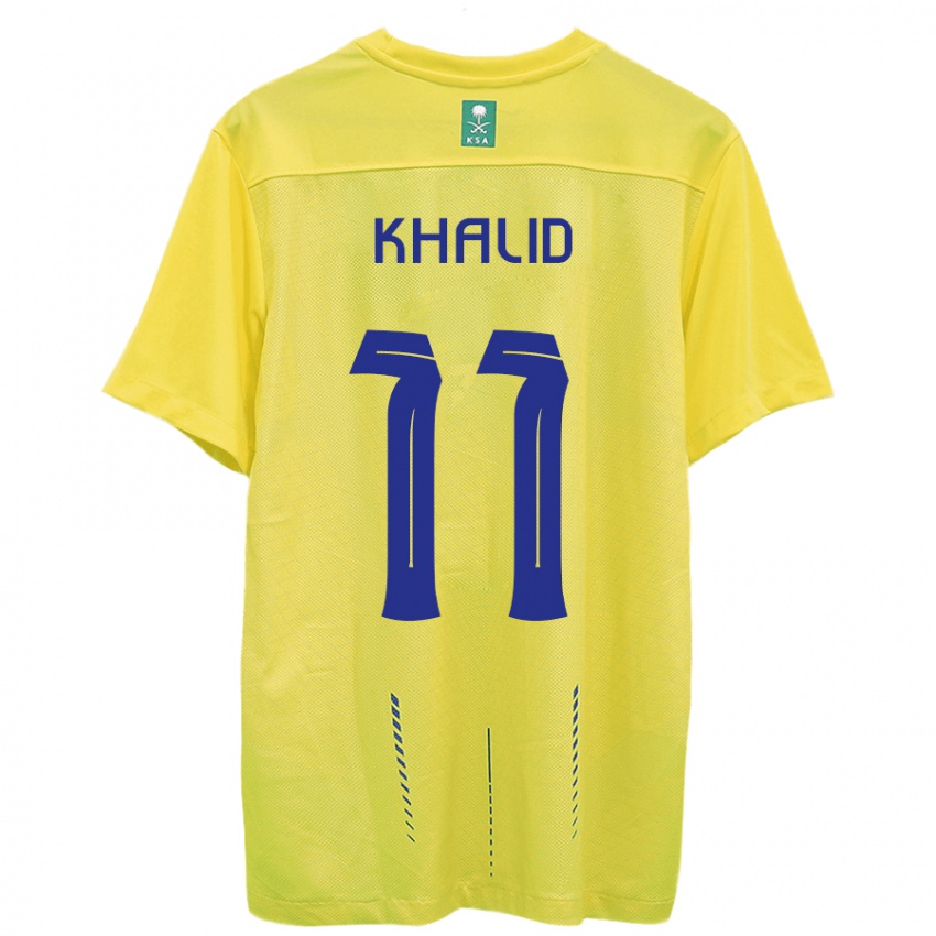 Herren Khalid Al-Ghannam #11 Gelb Heimtrikot Trikot 2023/24 T-Shirt Belgien
