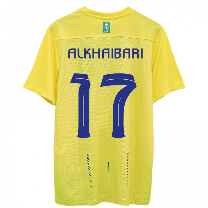 Herren Abdullah Al-Khaibari #17 Gelb Heimtrikot Trikot 2023/24 T-Shirt Belgien