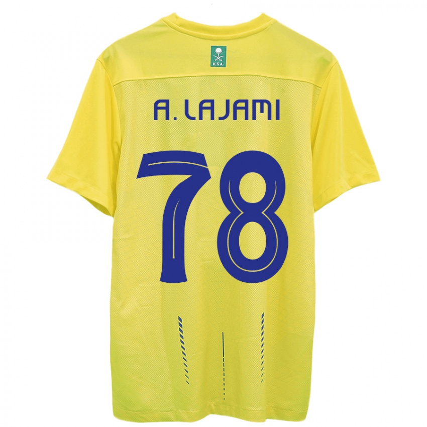 Heren Ali Lajami #78 Geel Thuisshirt Thuistenue 2023/24 T-Shirt België