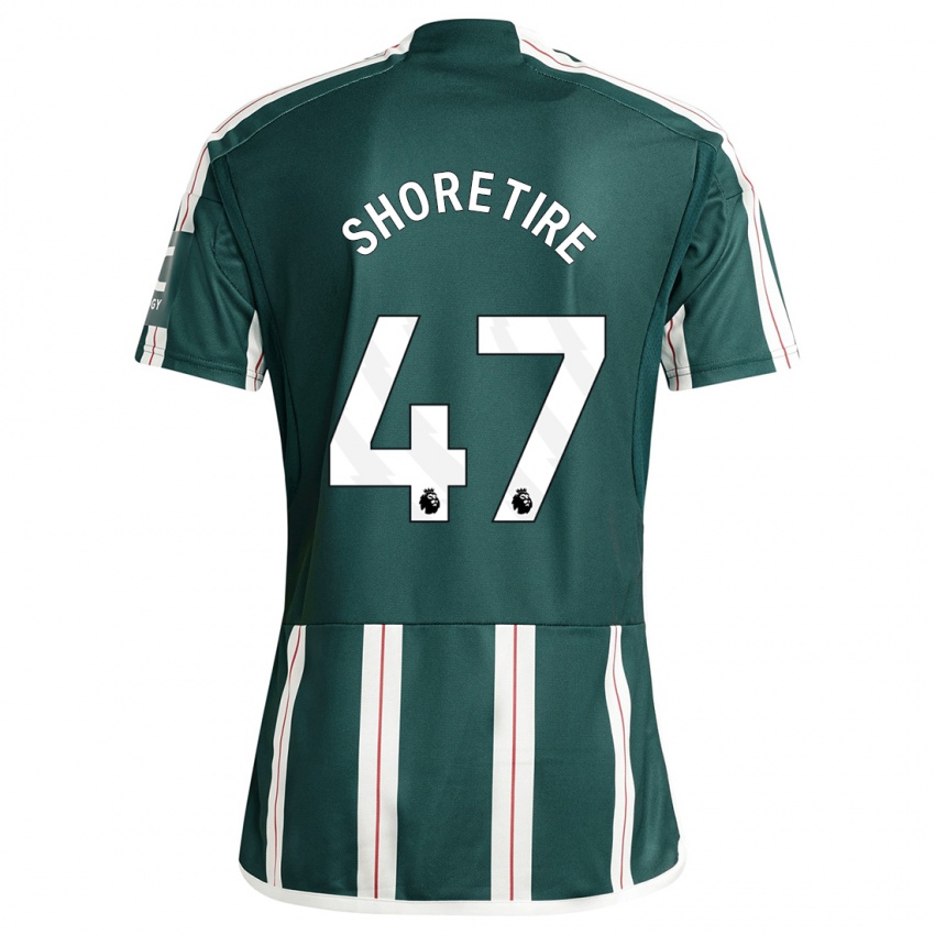 Herren Shola Shoretire #47 Dunkelgrün Auswärtstrikot Trikot 2023/24 T-Shirt Belgien