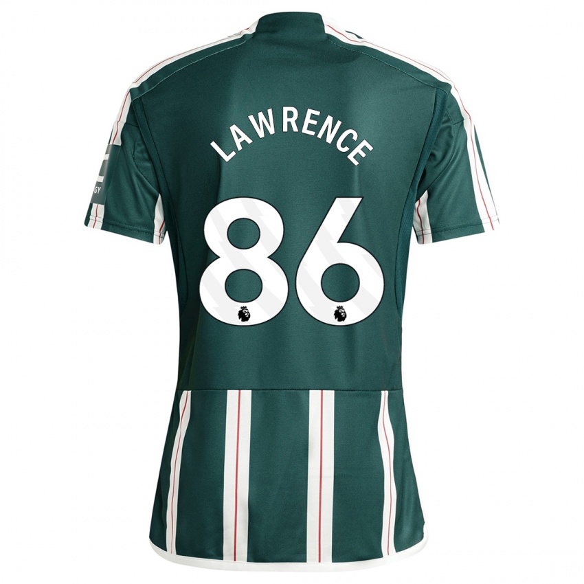 Herren Marcus Lawrence #86 Dunkelgrün Auswärtstrikot Trikot 2023/24 T-Shirt Belgien