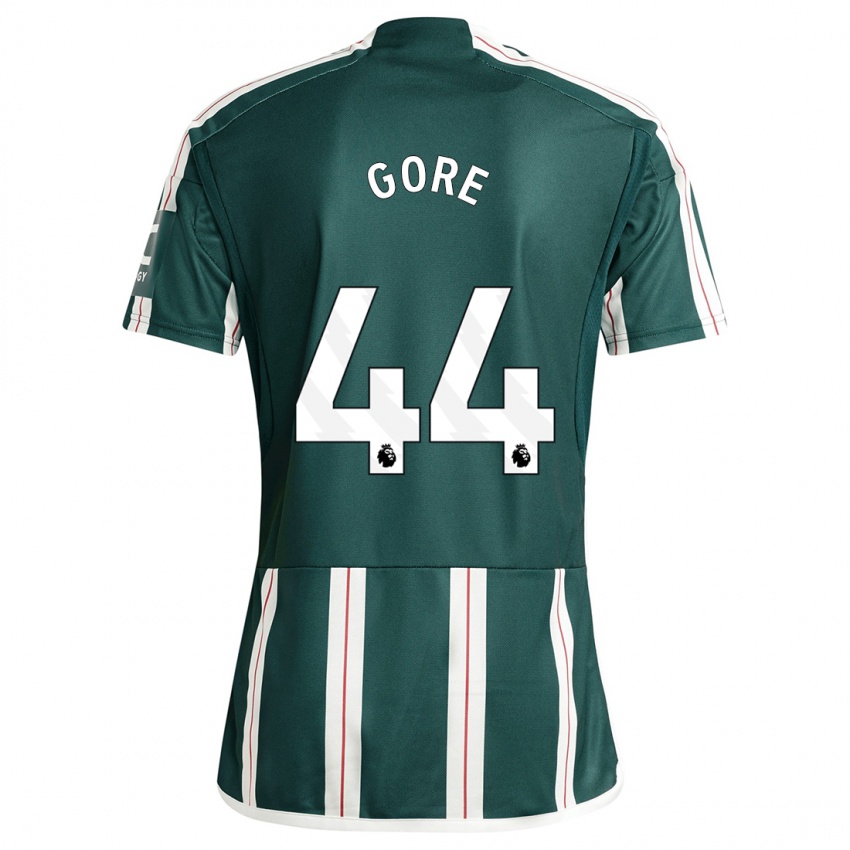 Herren Daniel Gore #44 Dunkelgrün Auswärtstrikot Trikot 2023/24 T-Shirt Belgien