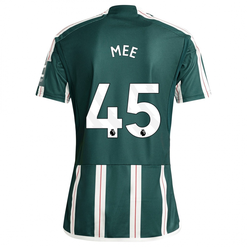 Herren Dermot Mee #45 Dunkelgrün Auswärtstrikot Trikot 2023/24 T-Shirt Belgien