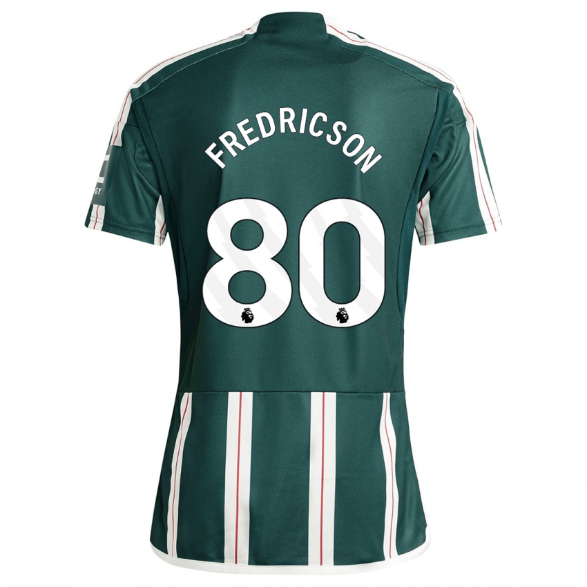 Herren Tyler Fredricson #80 Dunkelgrün Auswärtstrikot Trikot 2023/24 T-Shirt Belgien