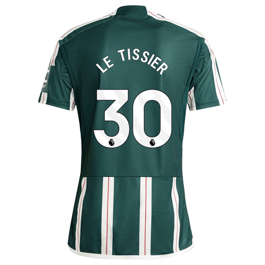 Herren Maya Le Tissier #30 Dunkelgrün Auswärtstrikot Trikot 2023/24 T-Shirt Belgien
