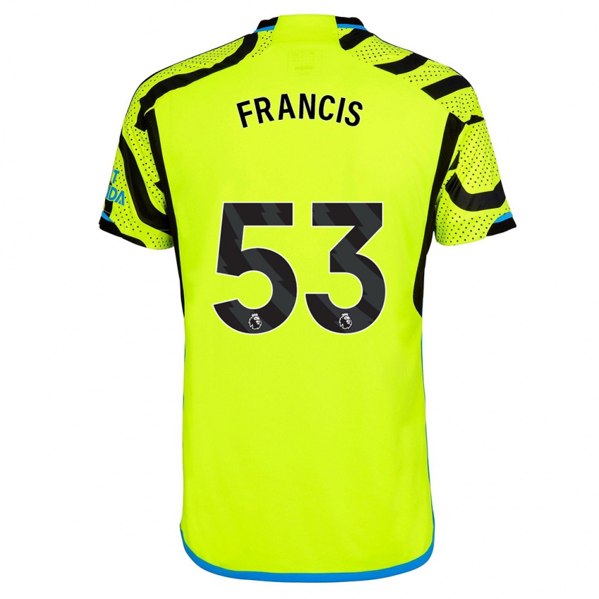 Herren Jack Henry Francis #53 Gelb Auswärtstrikot Trikot 2023/24 T-Shirt Belgien
