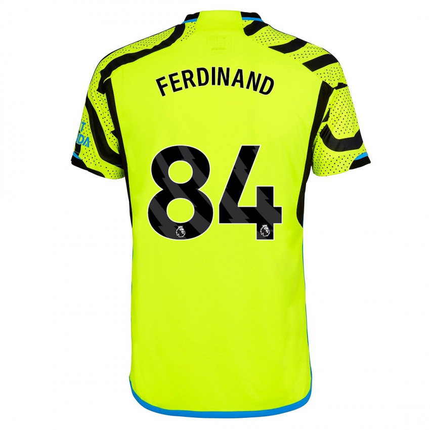 Herren Seb Ferdinand #84 Gelb Auswärtstrikot Trikot 2023/24 T-Shirt Belgien