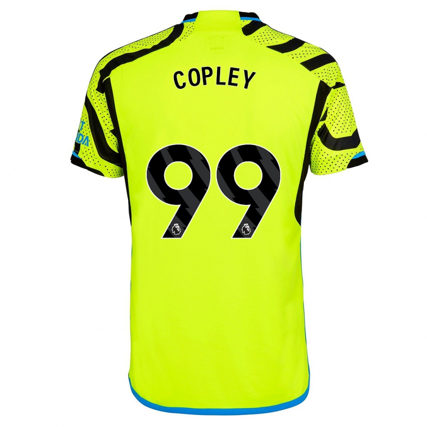 Herren Louie Copley #99 Gelb Auswärtstrikot Trikot 2023/24 T-Shirt Belgien