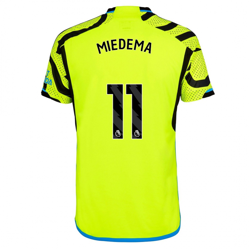 Herren Vivianne Miedema #11 Gelb Auswärtstrikot Trikot 2023/24 T-Shirt Belgien