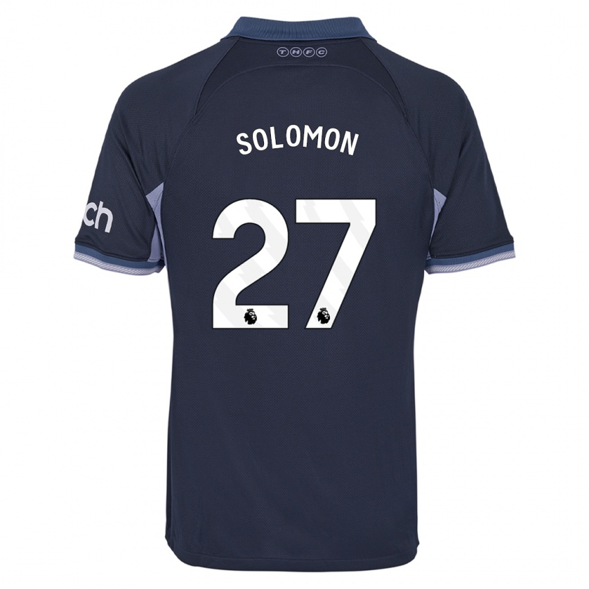 Heren Manor Solomon #27 Donkerblauw Uitshirt Uittenue 2023/24 T-Shirt België