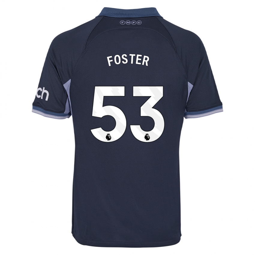 Herren Brooklyn Lyons Foster #53 Dunkelblau Auswärtstrikot Trikot 2023/24 T-Shirt Belgien