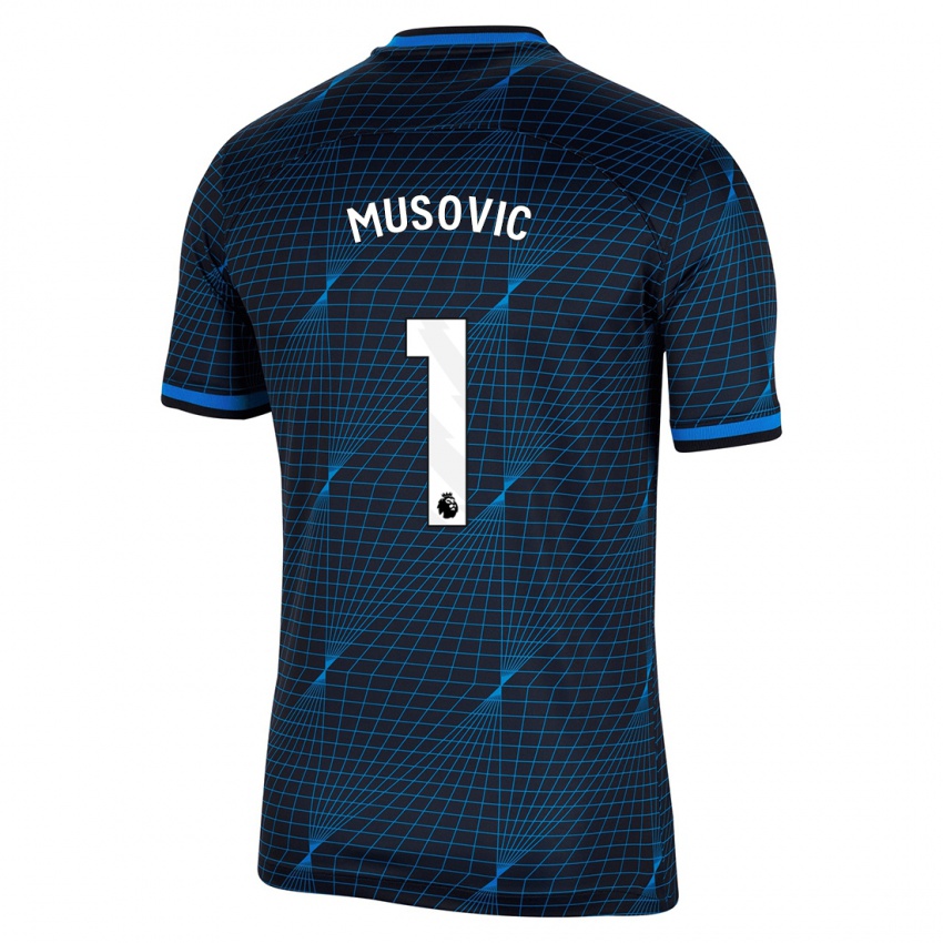 Heren Zecira Musovic #1 Donkerblauw Uitshirt Uittenue 2023/24 T-Shirt België