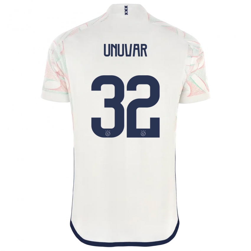 Homme Maillot Naci Unuvar #32 Blanc Tenues Extérieur 2023/24 T-Shirt Belgique