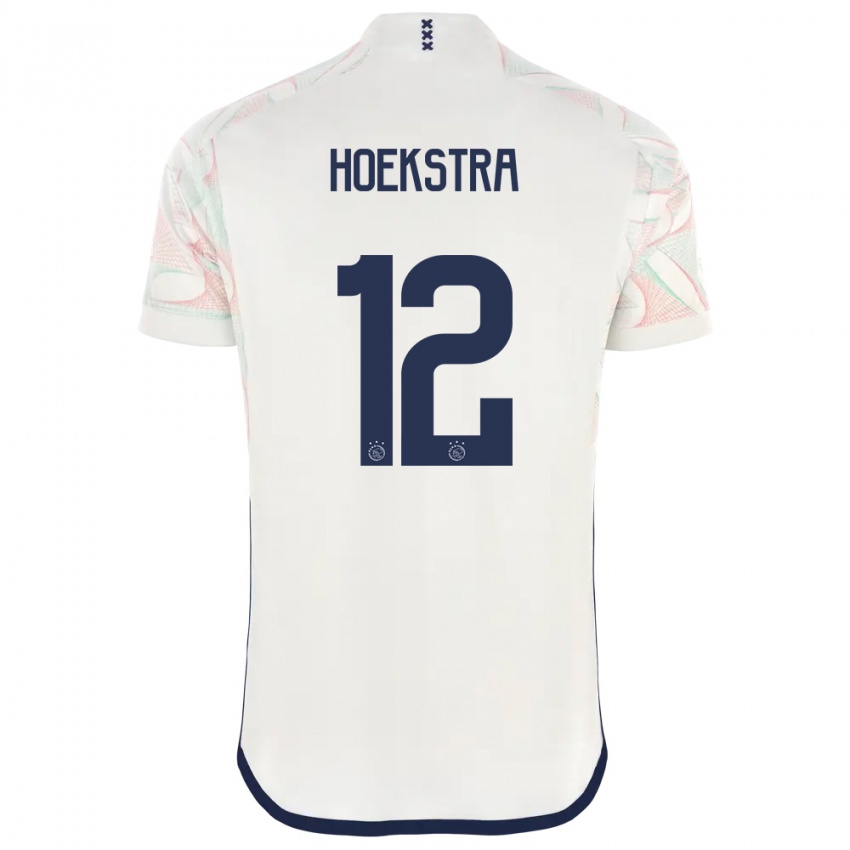 Herren Isabelle Hoekstra #12 Weiß Auswärtstrikot Trikot 2023/24 T-Shirt Belgien
