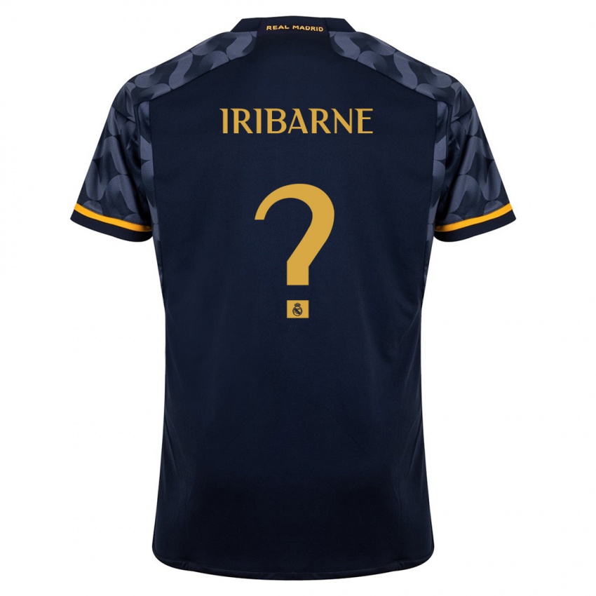 Heren Bruno Iribarne #0 Donkerblauw Uitshirt Uittenue 2023/24 T-Shirt België