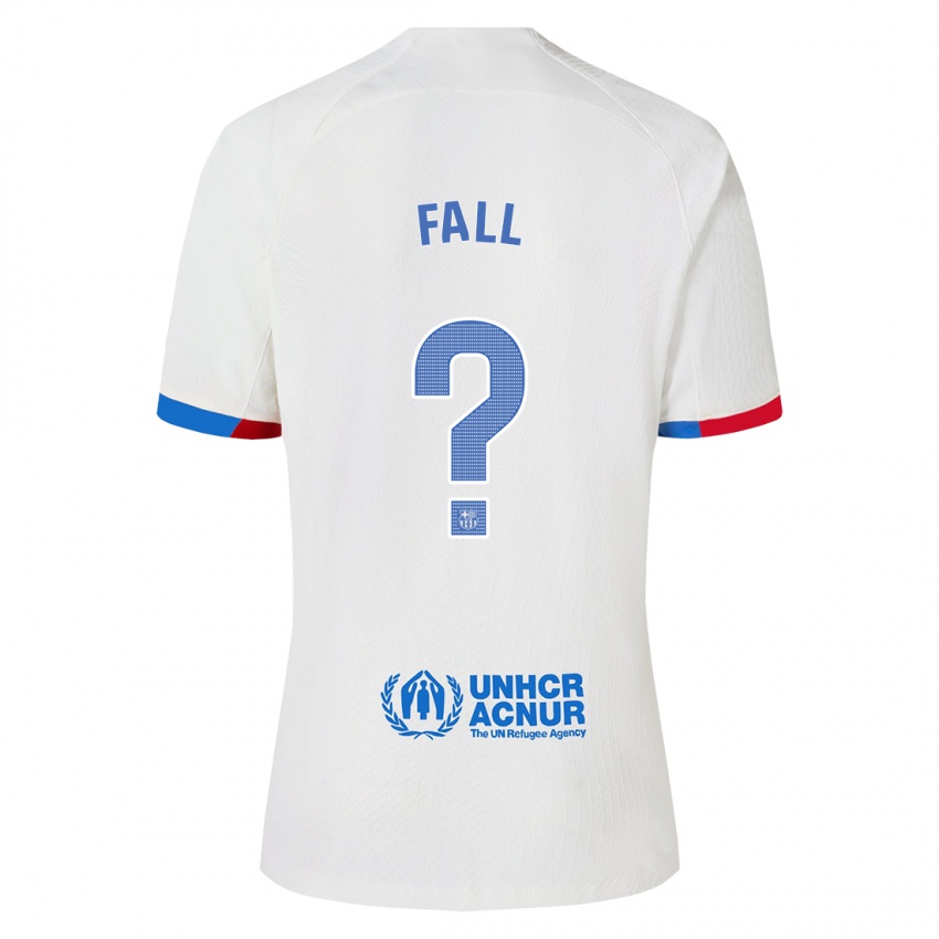 Heren Mamadou Fall #0 Wit Uitshirt Uittenue 2023/24 T-Shirt België