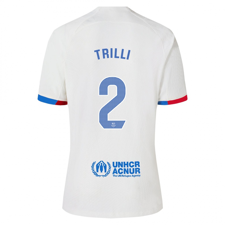 Herren Trilli #2 Weiß Auswärtstrikot Trikot 2023/24 T-Shirt Belgien
