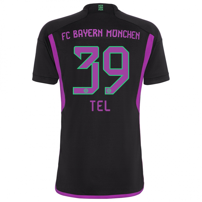 Herren Mathys Tel #39 Schwarz Auswärtstrikot Trikot 2023/24 T-Shirt Belgien