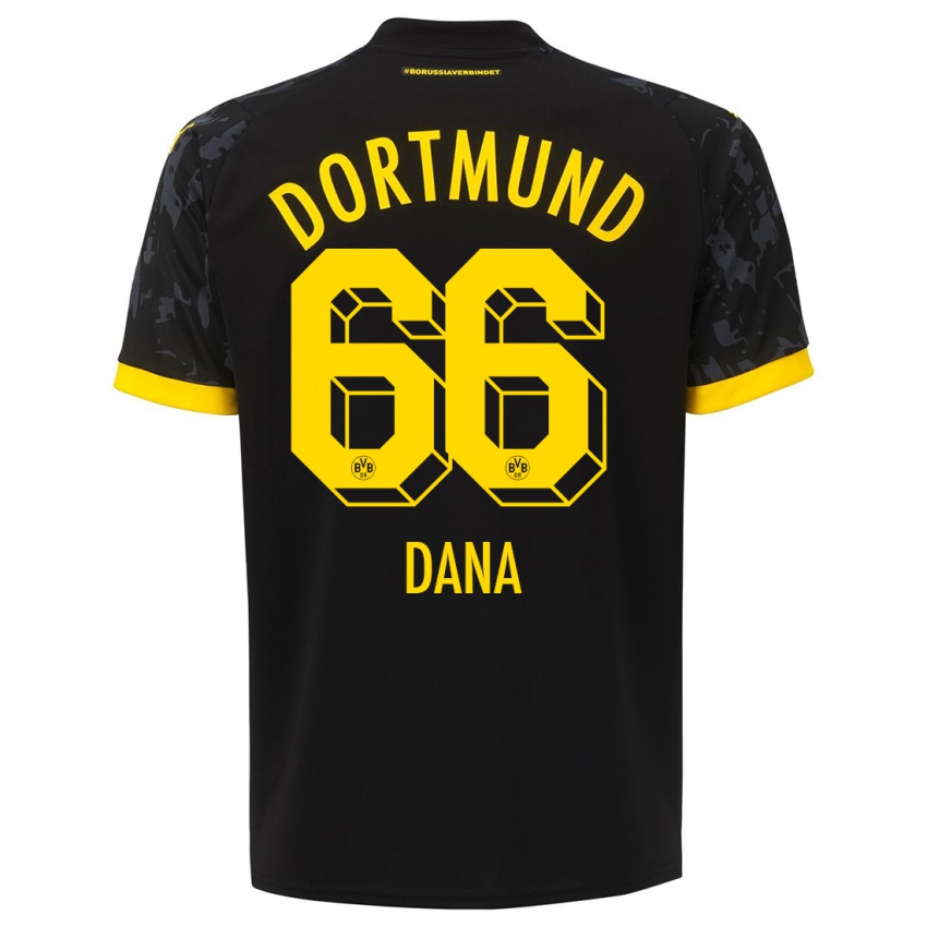 Herren Bleckmann Dana #66 Schwarz Auswärtstrikot Trikot 2023/24 T-Shirt Belgien