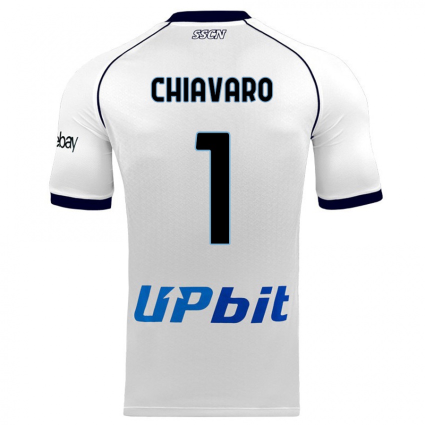 Herren Kelly Chiavaro #1 Weiß Auswärtstrikot Trikot 2023/24 T-Shirt Belgien