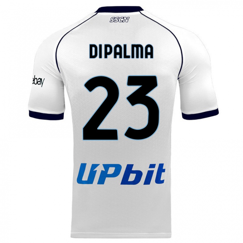 Herren Manuel Di Palma #23 Weiß Auswärtstrikot Trikot 2023/24 T-Shirt Belgien