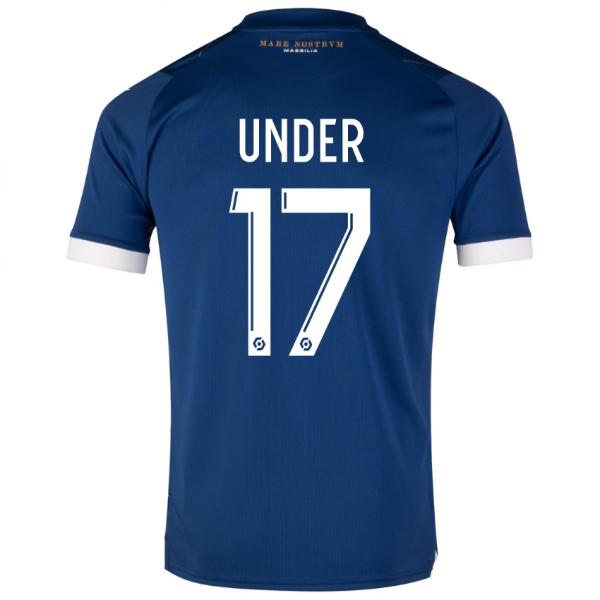 Herren Cengiz Under #17 Dunkelblau Auswärtstrikot Trikot 2023/24 T-Shirt Belgien