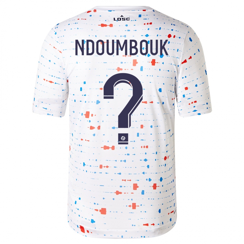 Heren Marlyse Ngo Ndoumbouk #0 Wit Uitshirt Uittenue 2023/24 T-Shirt België