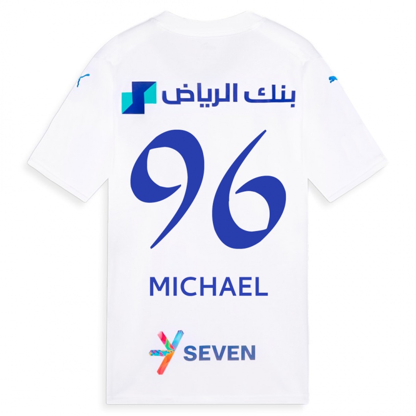 Herren Michael #96 Weiß Auswärtstrikot Trikot 2023/24 T-Shirt Belgien